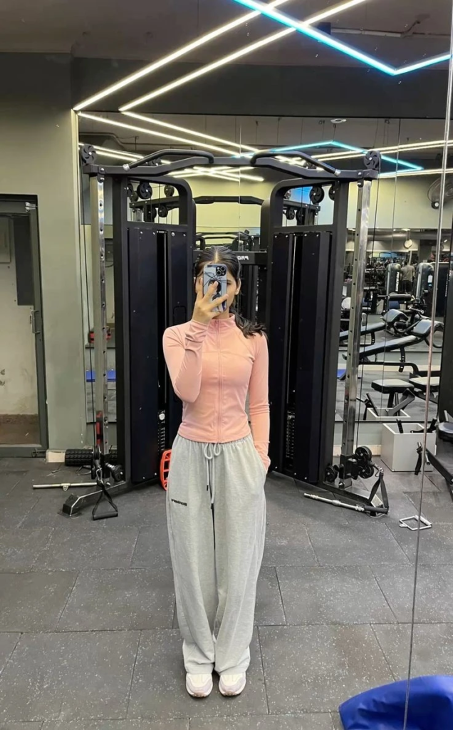 Peachy Fitted Jacket with Joggers
