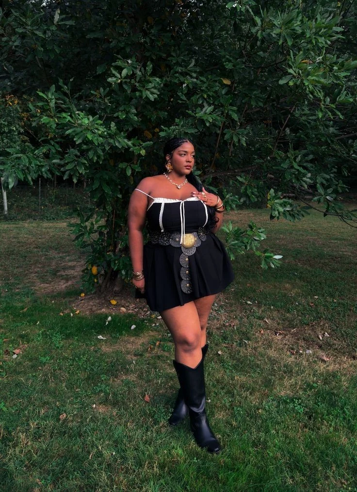 Off-Shoulder Black Dress Elegance