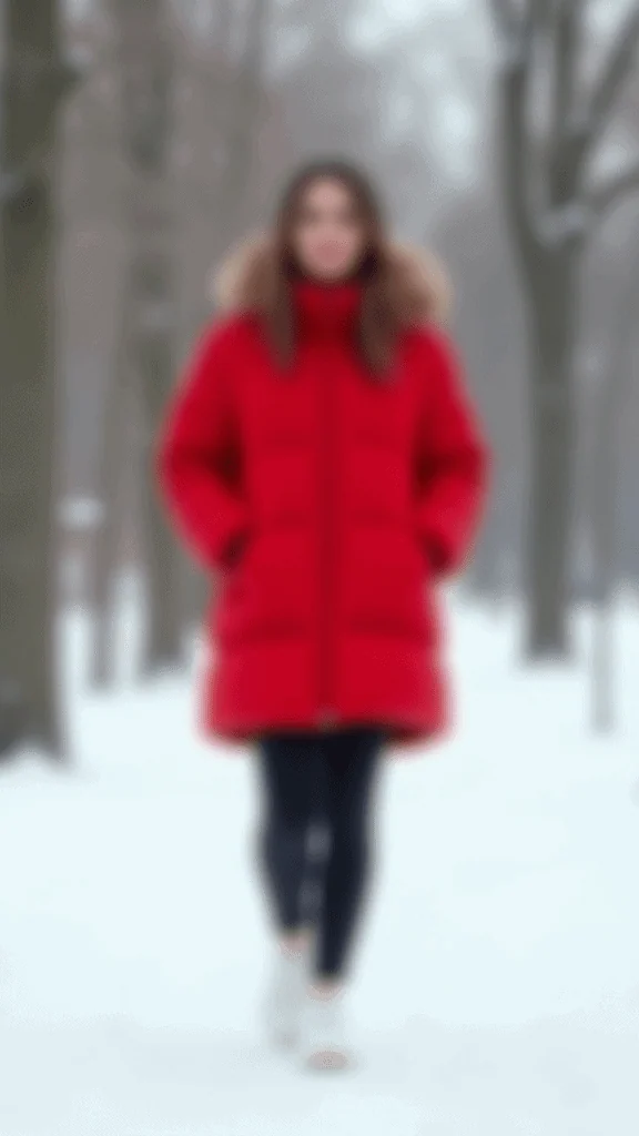 Puffer Coat and Joggers
