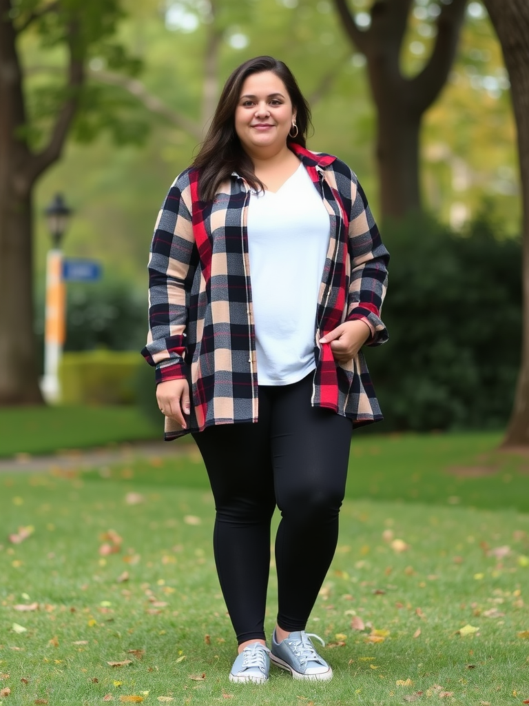 Shacket and Leggings
