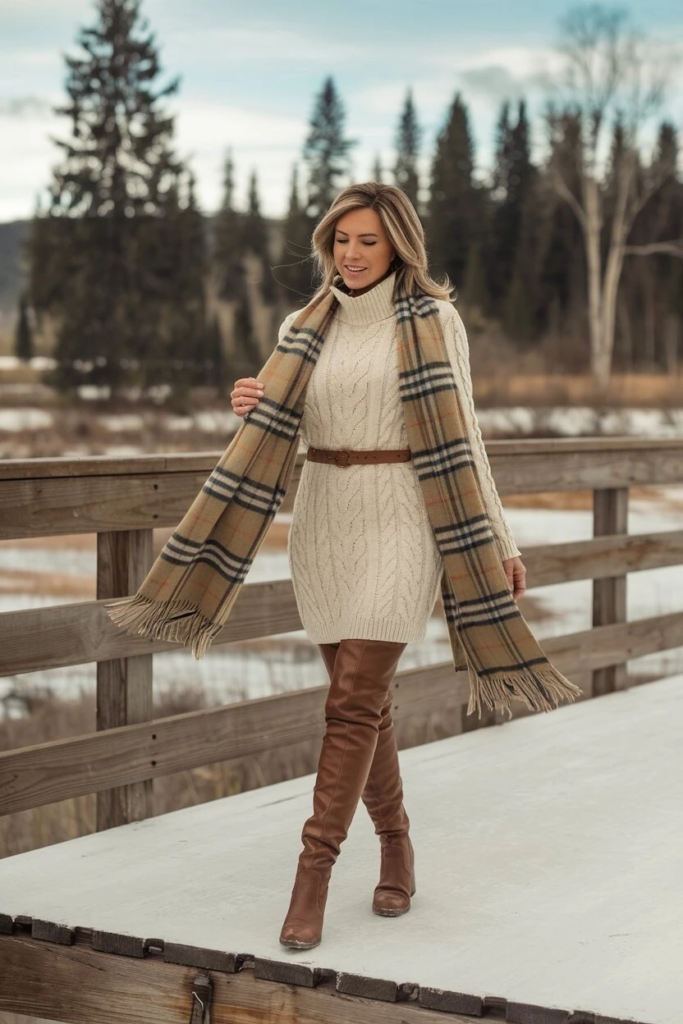 Cozy Chic in Cable Knit