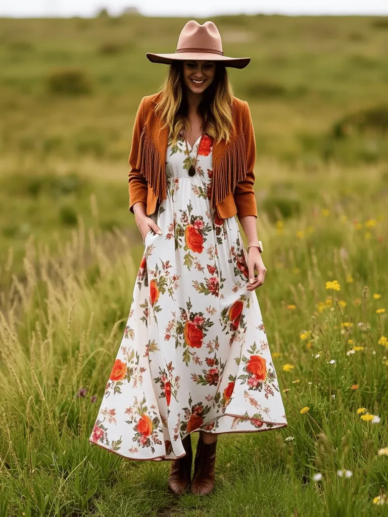 14. The “Boho Chic” Ensemble
