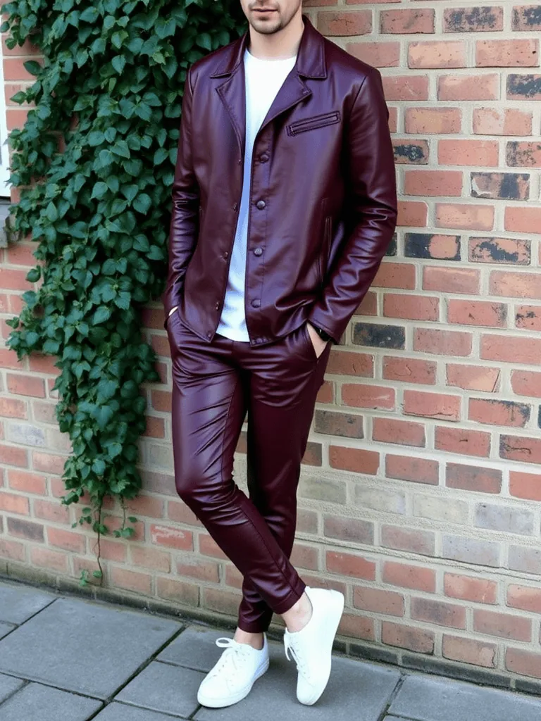 18. The “Leather on Leather” Ensemble
