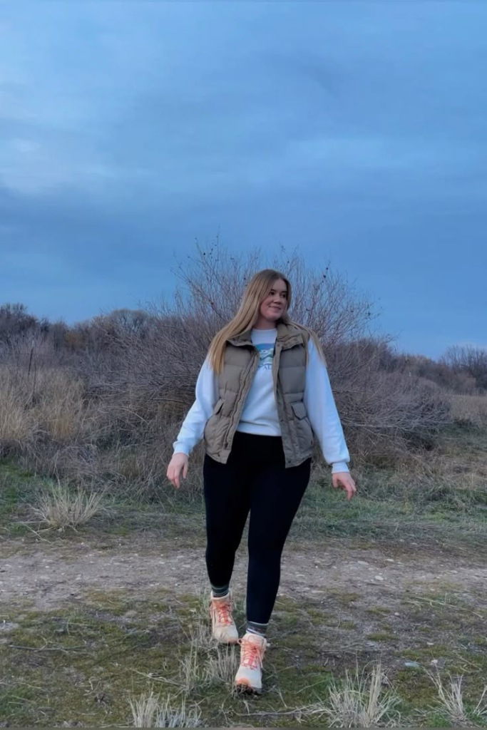 Cozy Puffer Vest with Classic Leggings