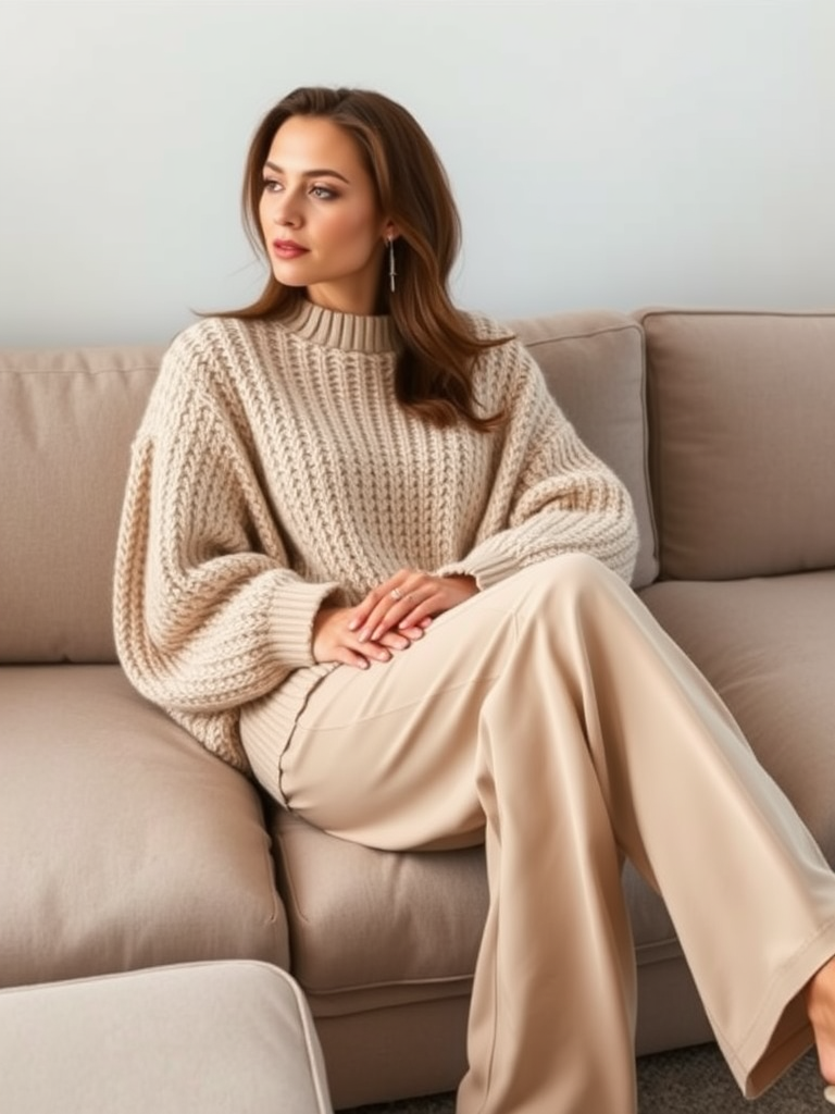 10. Slouchy Knit Set