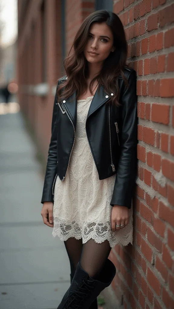 Leather and Lace
