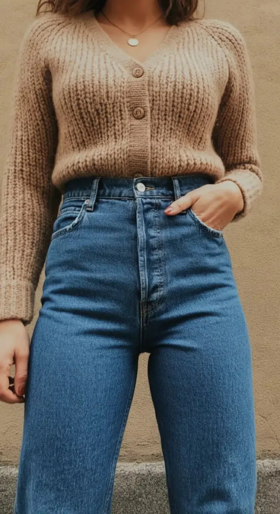 2. High-Waist Mom Jeans