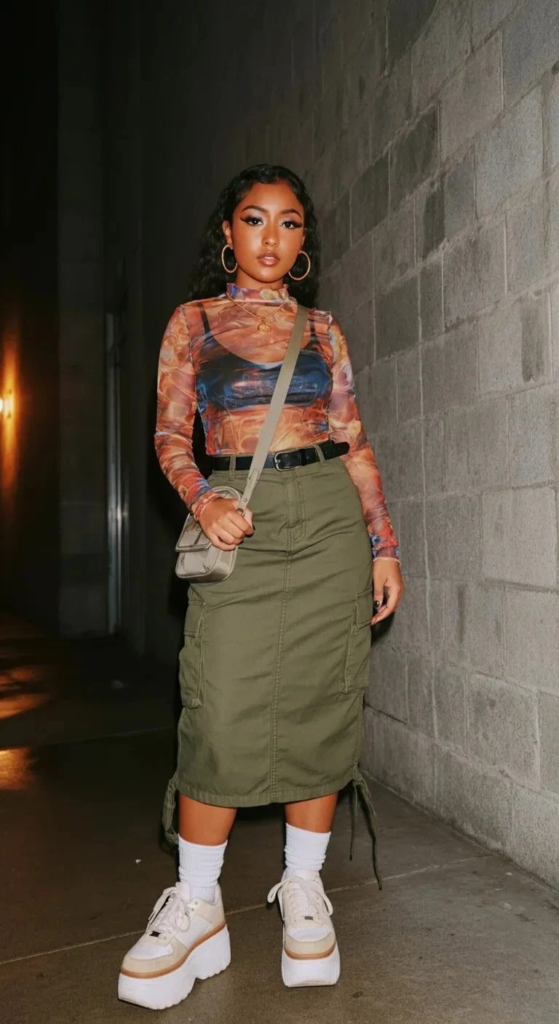 Wide-Leg Trousers and Crop Top