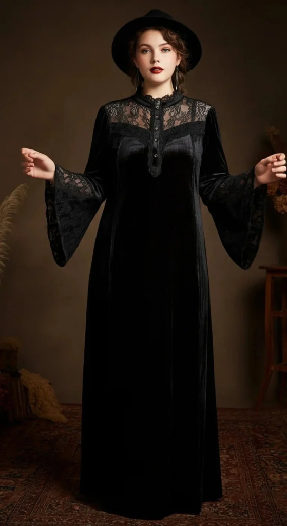 Victorian-Inspired Maxi Dress