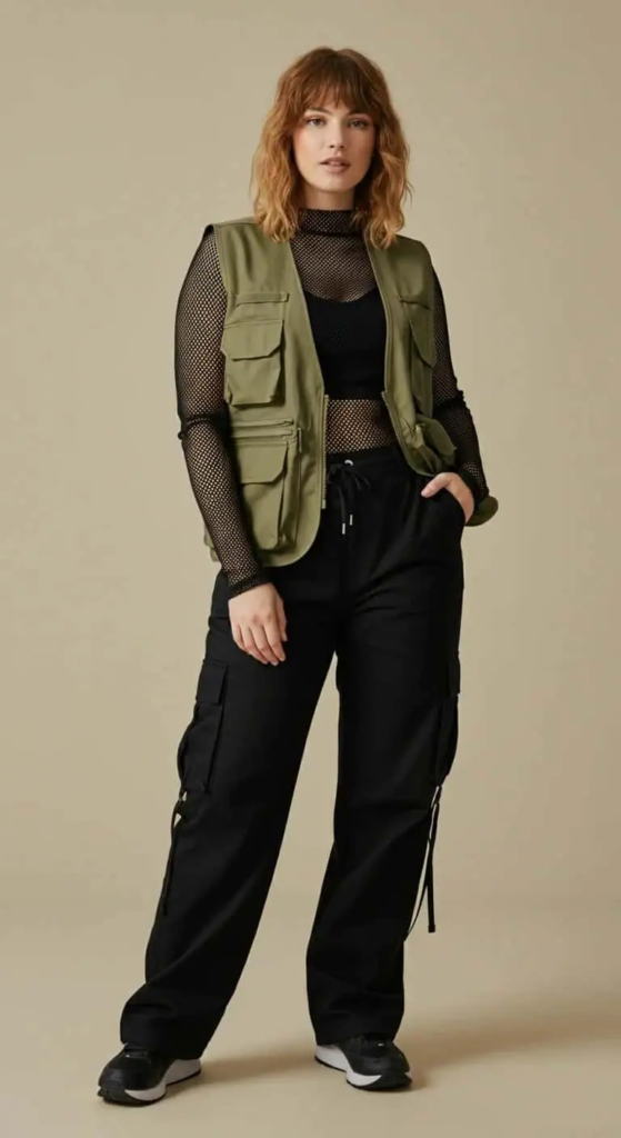 Industrial Goth Look