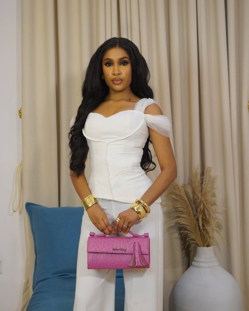 Elegant Off-Shoulder White Ensemble