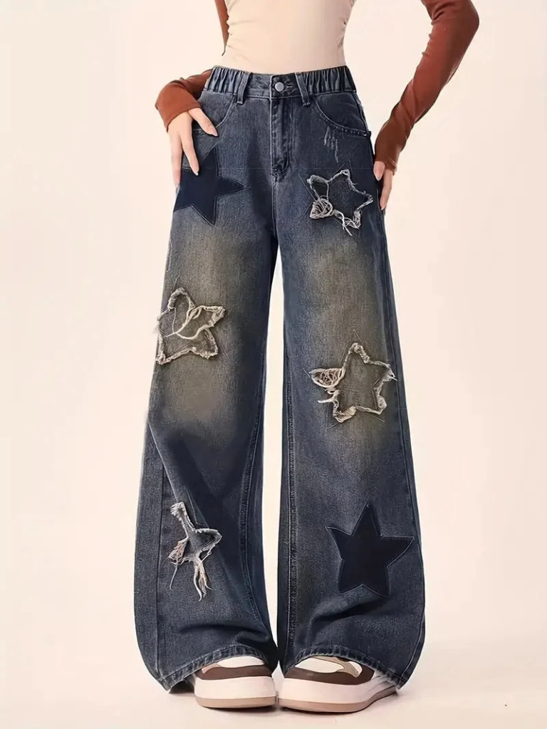 Star-Studded Flares for Celestial Style